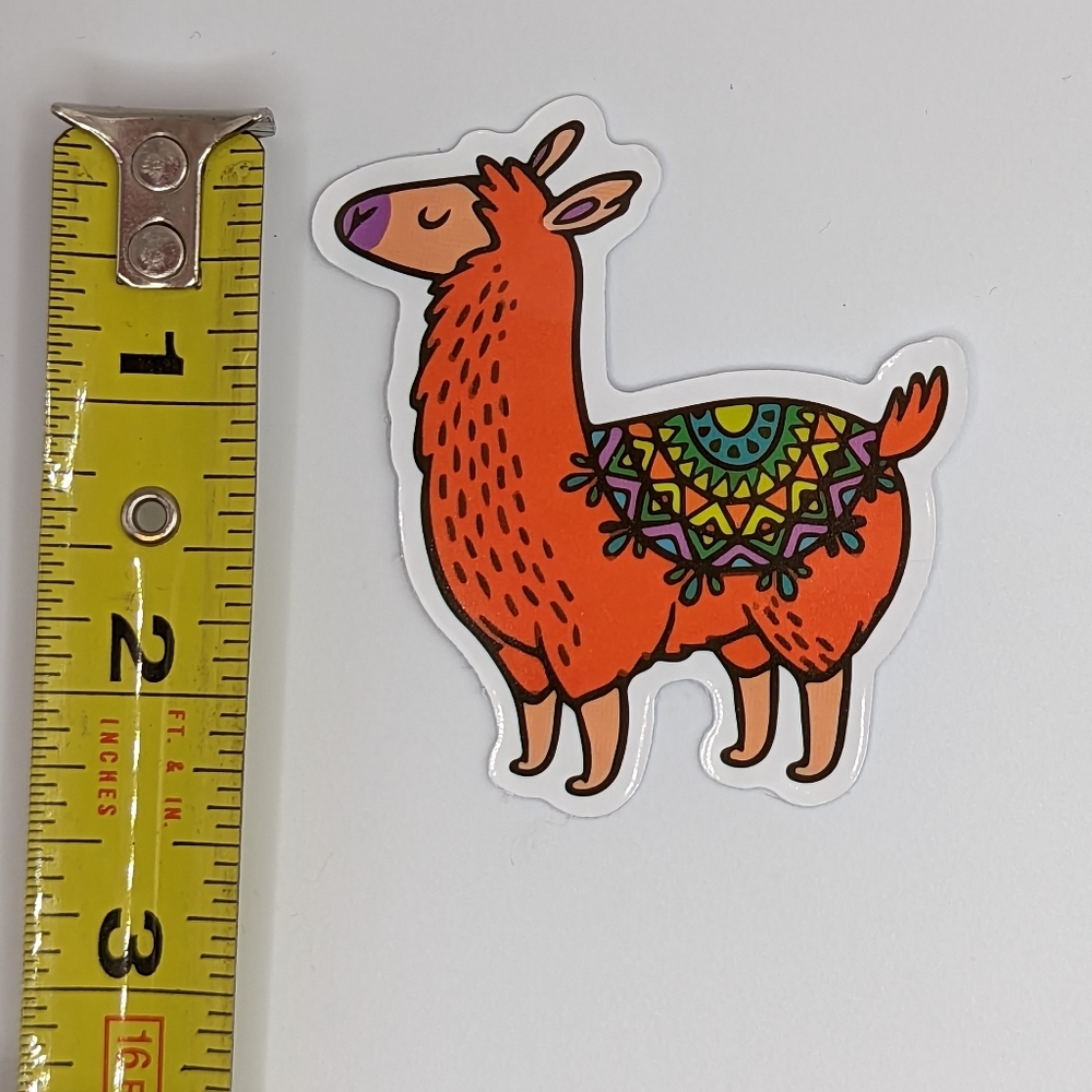 Llama Sticker - Picture 2 of 2